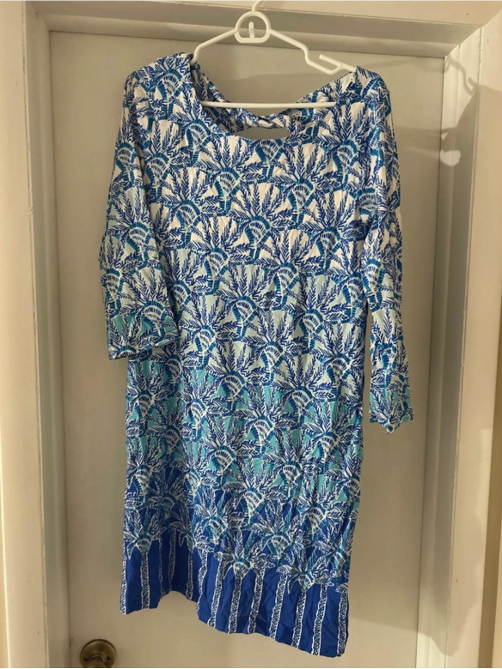 Lilly Pulitzer bay dress in whisper blue - size large
